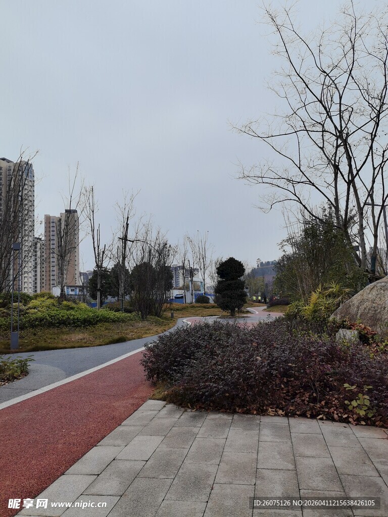 城市户外景观道路场景