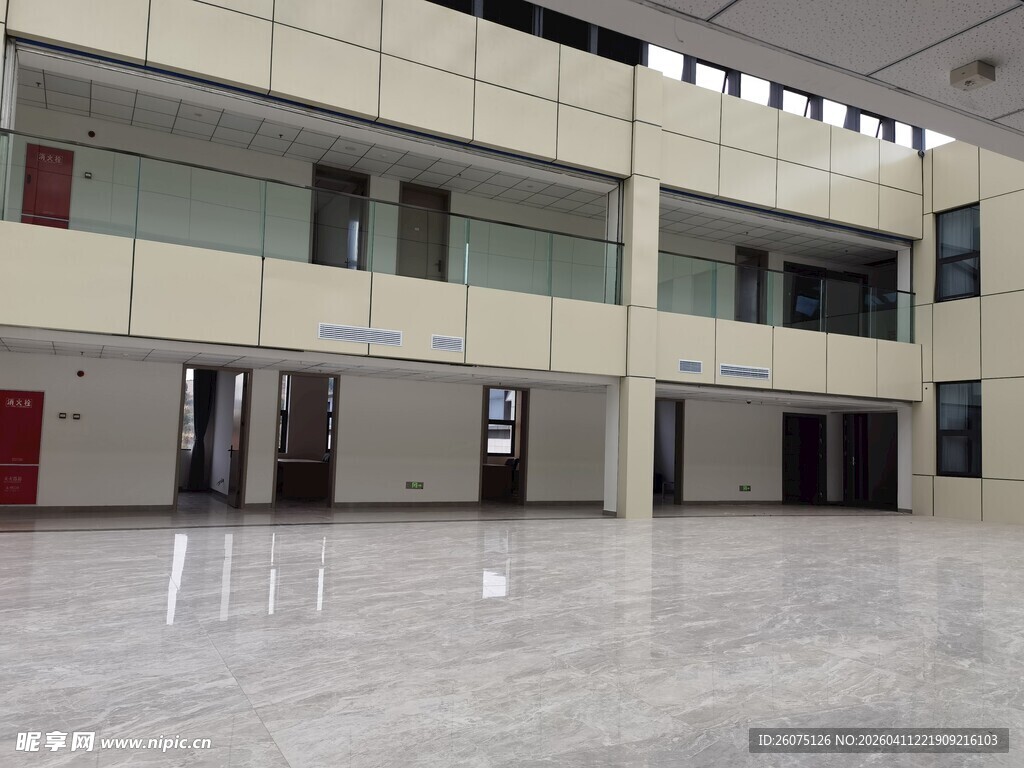 空旷多层室内建筑空间