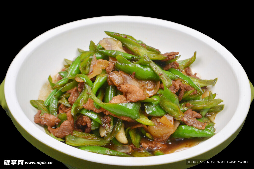 青椒炒肉