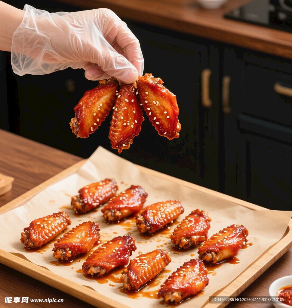 美味烤鸡翅中