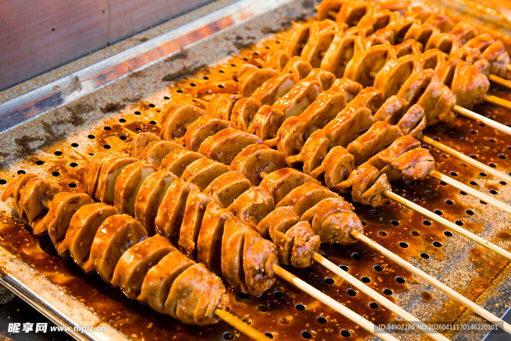 烤面筋串