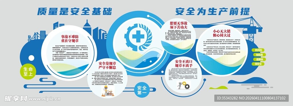 施工安全企业文化墙