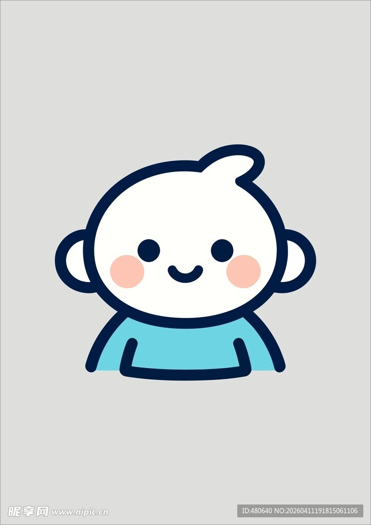 可爱卡通婴儿形象