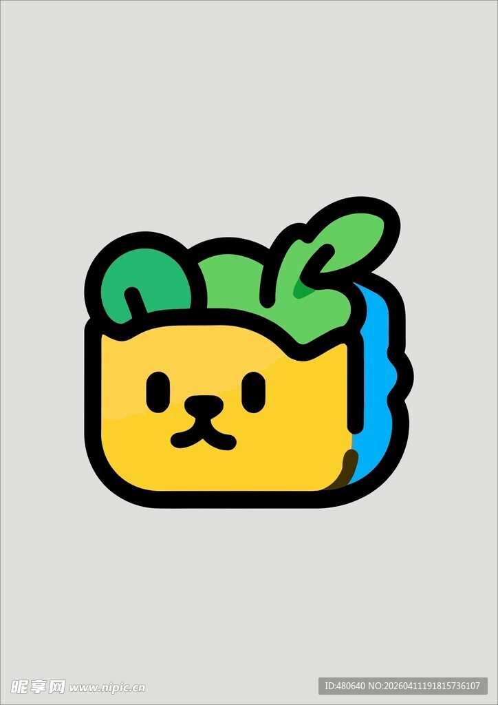 可爱寿司风卡通形象