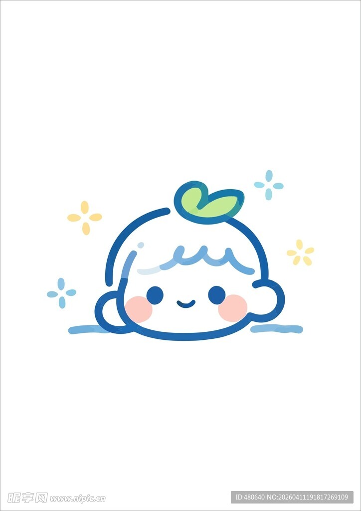 可爱趴趴卡通萌娃形象