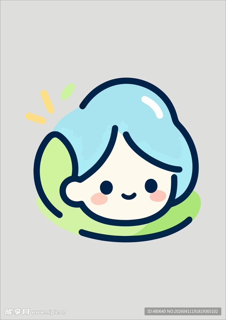 可爱卡通女孩头像