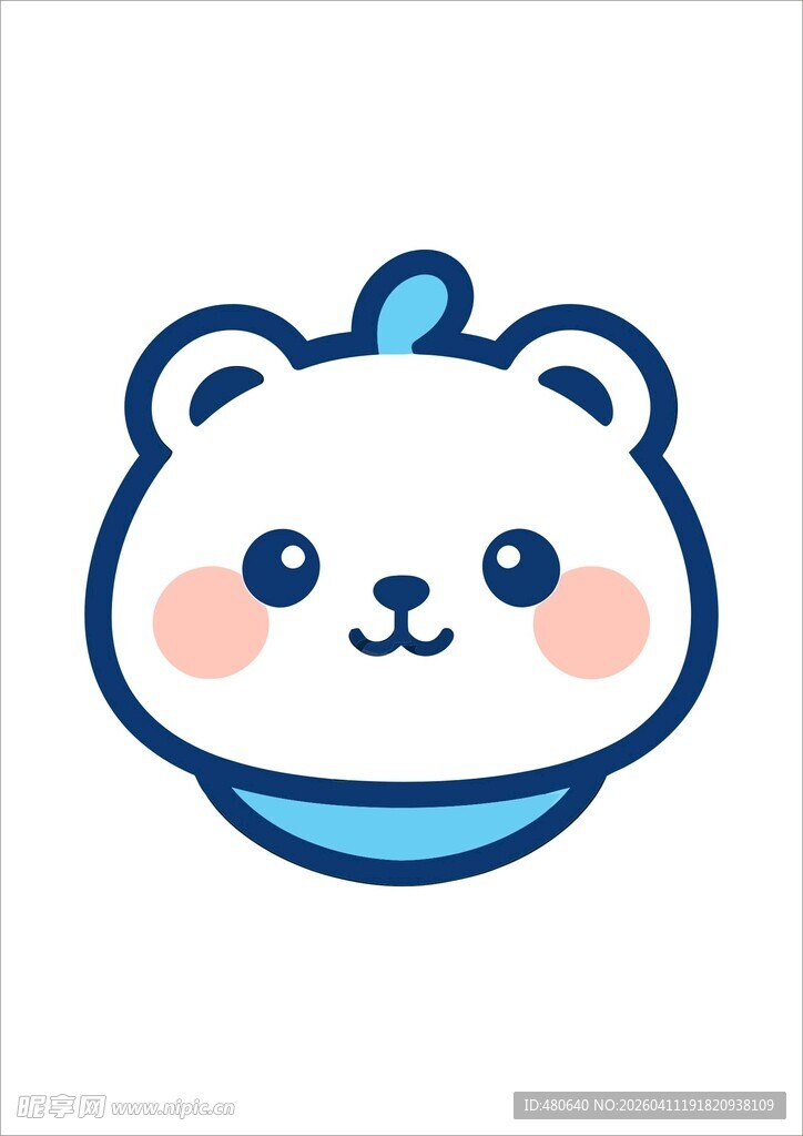 可爱卡通小熊头像