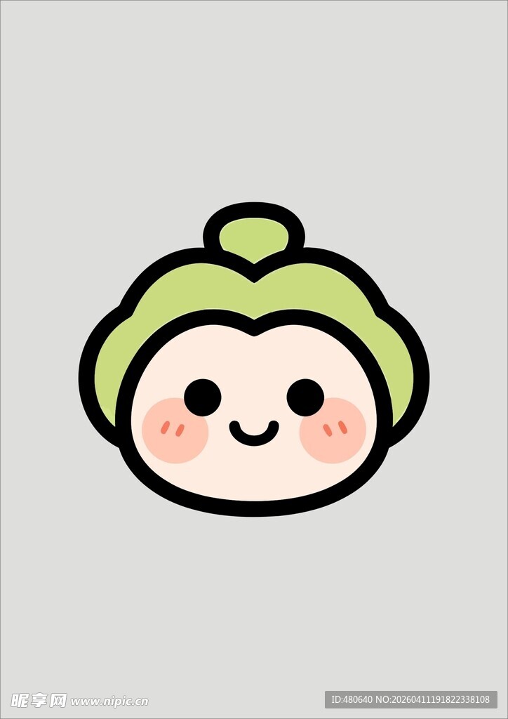 可爱包子卡通形象