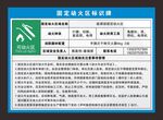 固定动火区域安全责任认定标识牌