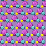 糖果矢量图案背景