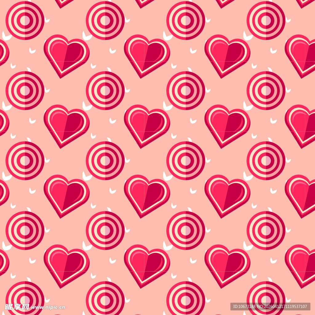 糖果矢量图案背景