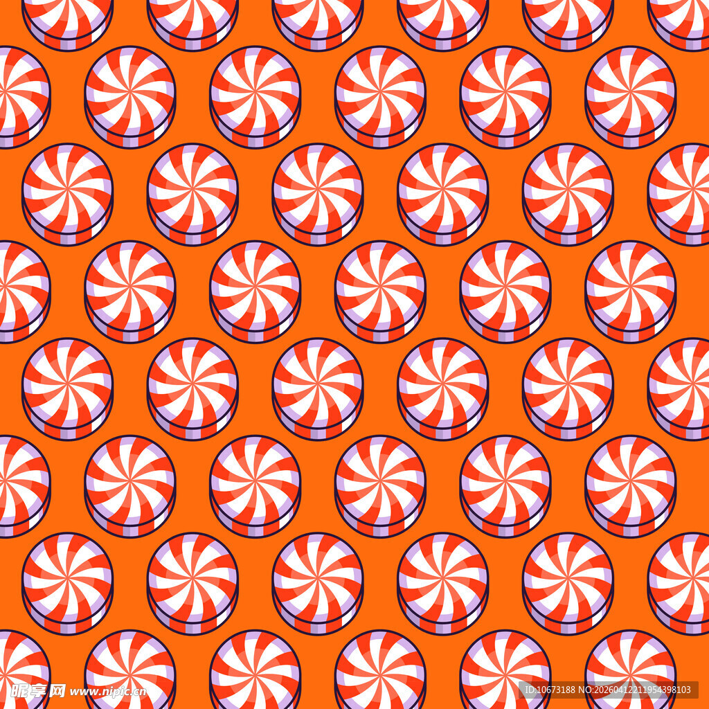 糖果图案背景
