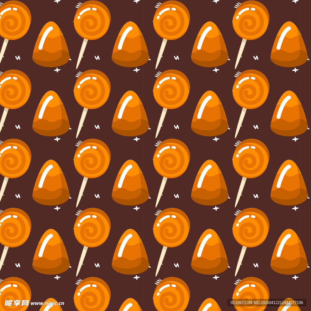 糖果图案背景