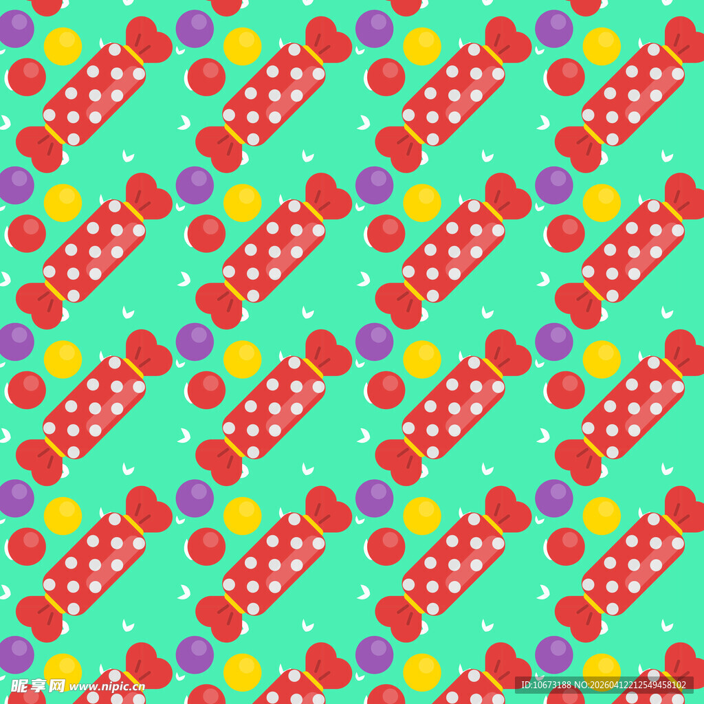 糖果图案背景