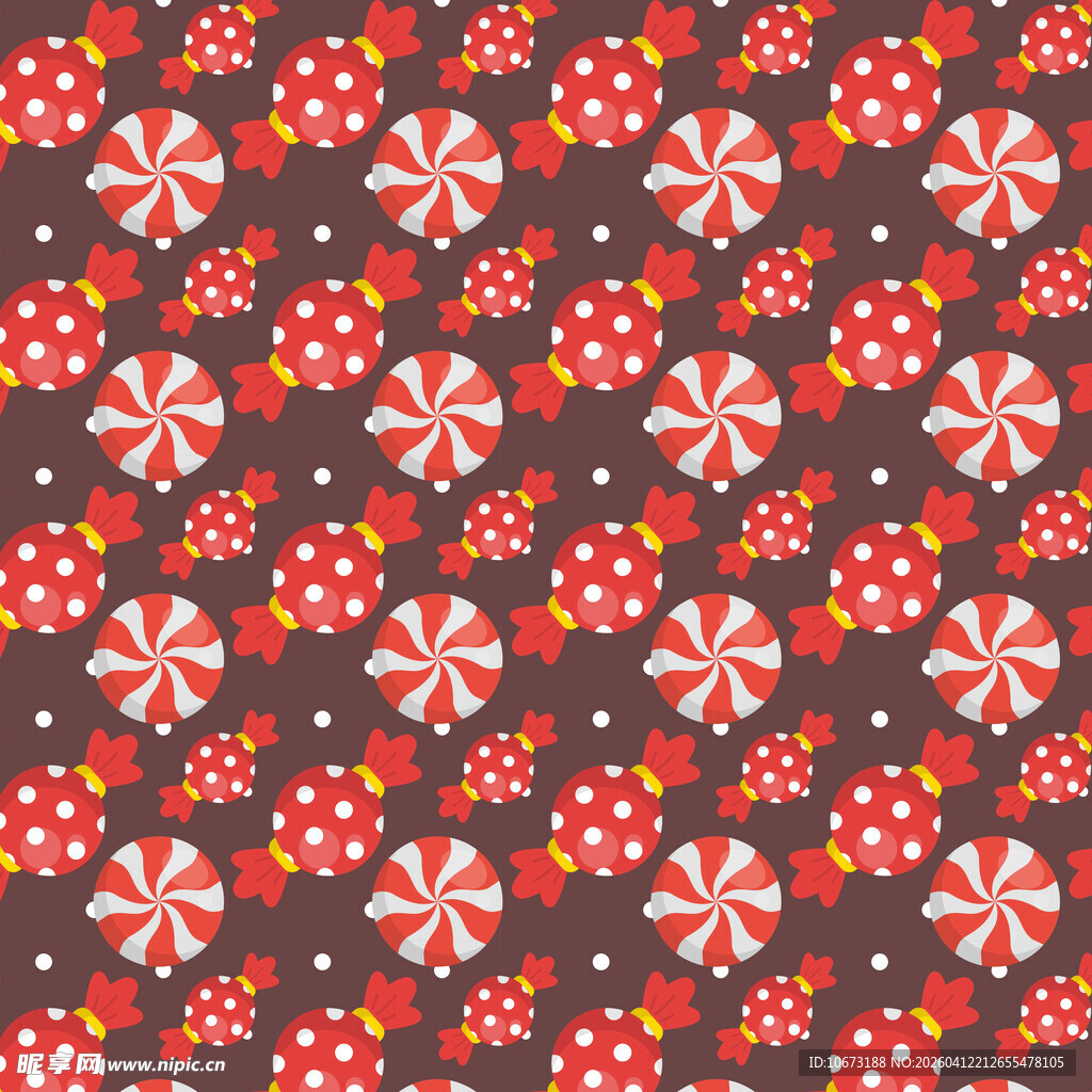 糖果图案背景