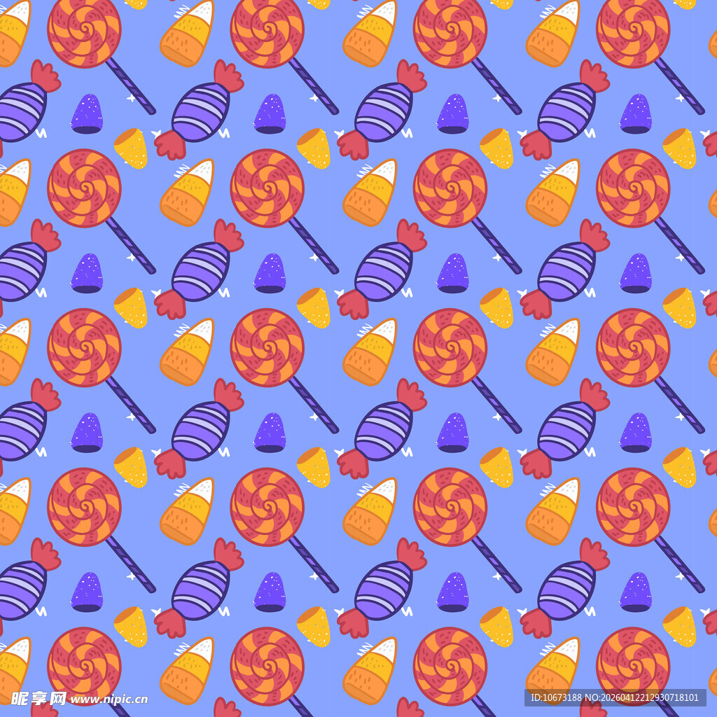 糖果图案背景
