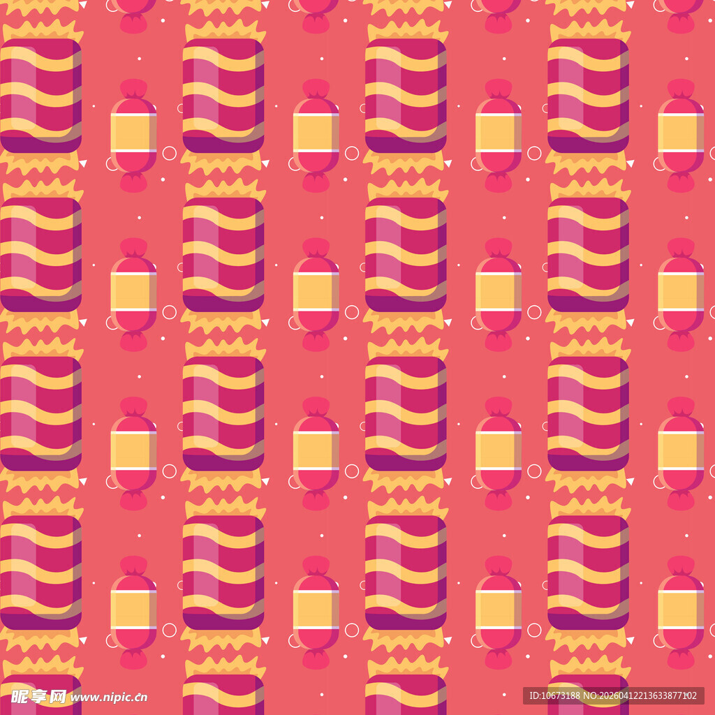 糖果图案背景