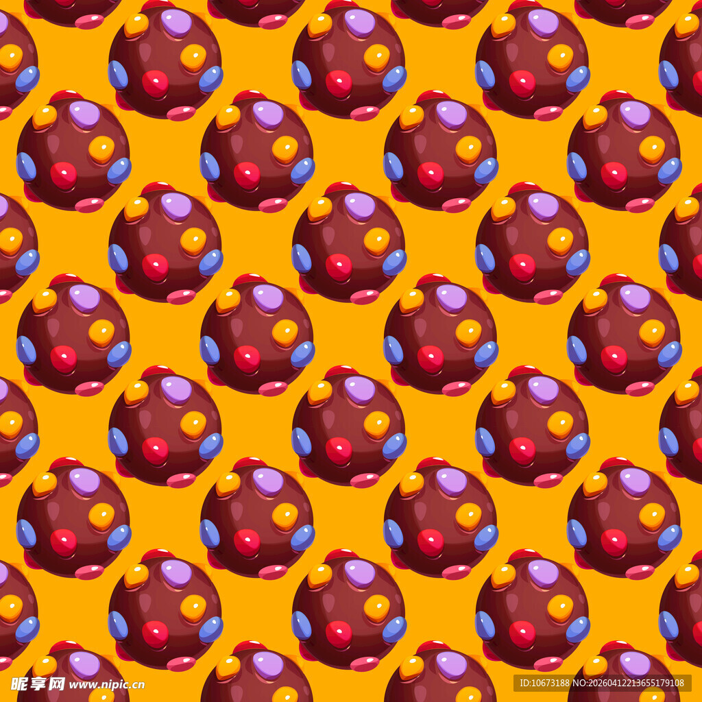 糖果图案背景