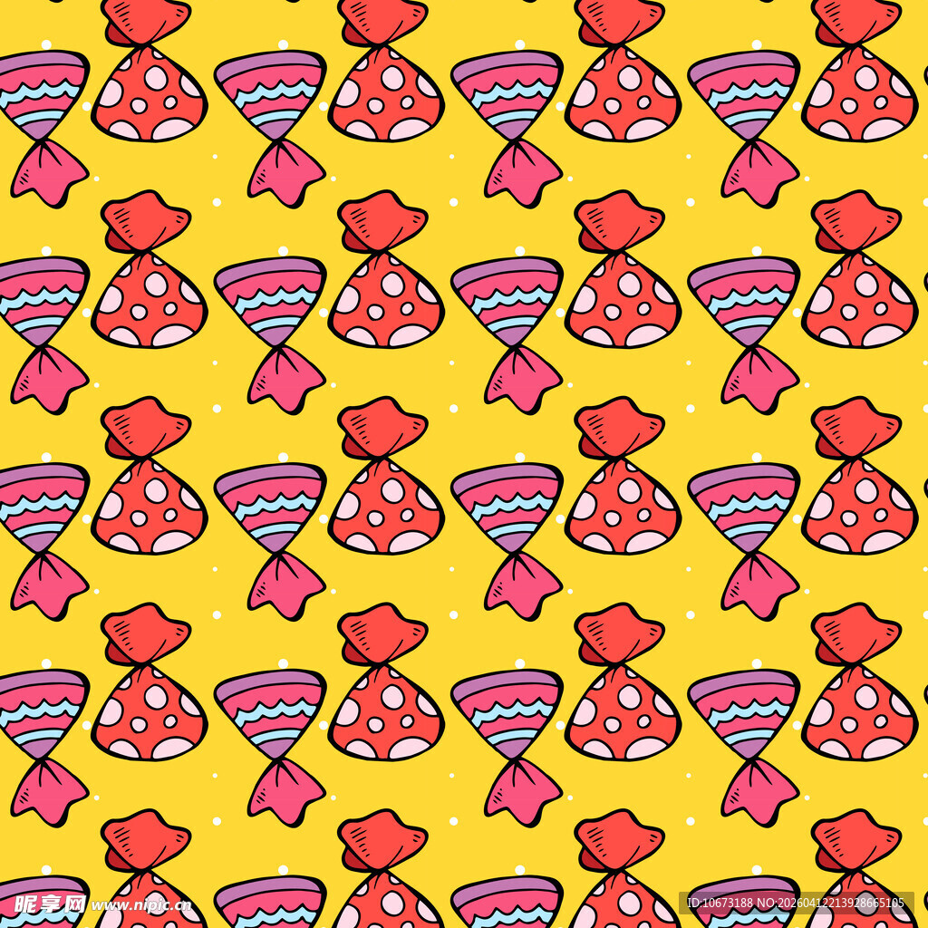 糖果图案背景