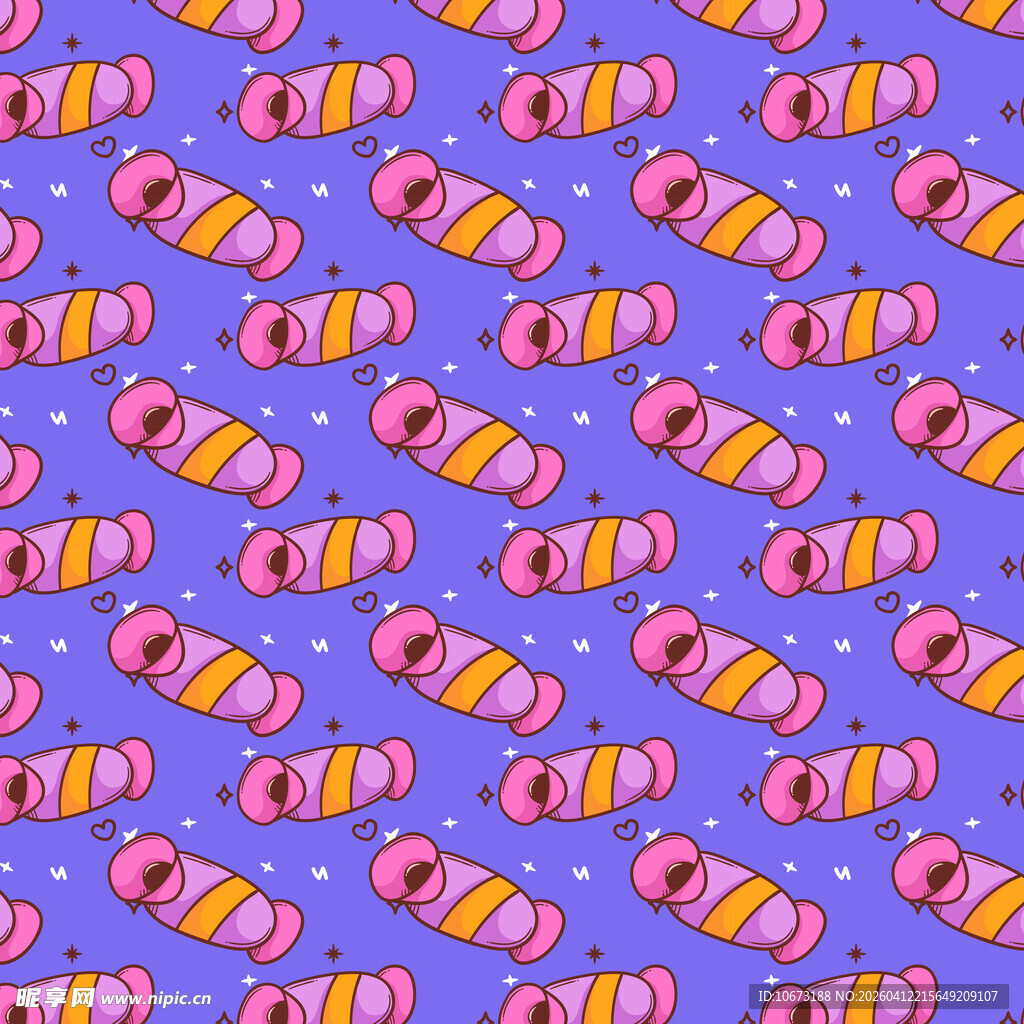 糖果背景图案