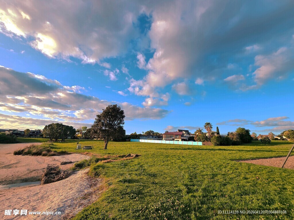 奥克兰海边小镇风景