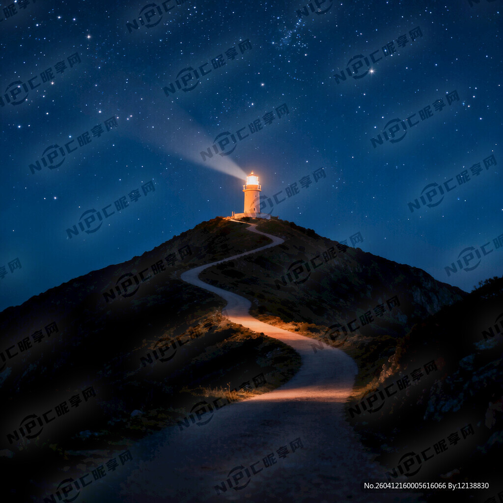 夜色闪耀着星空