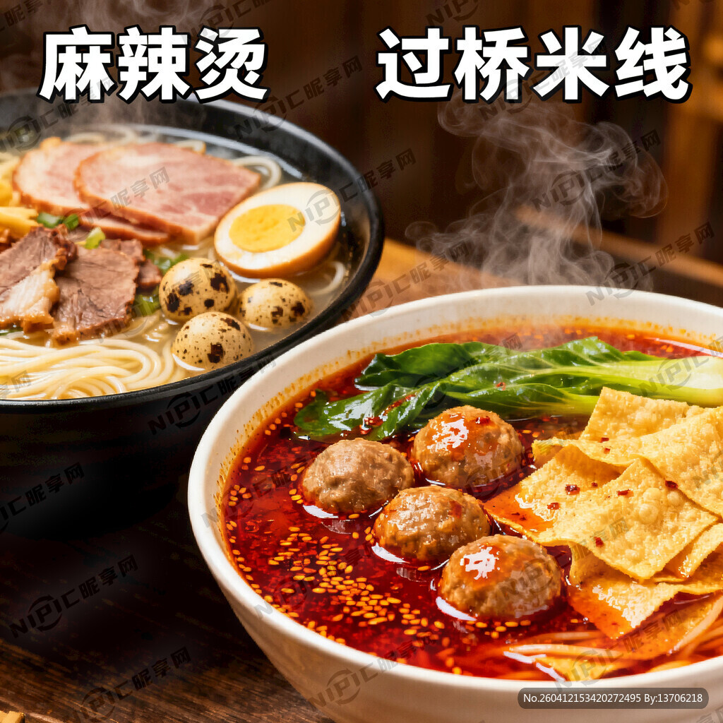 麻辣烫 过桥米线