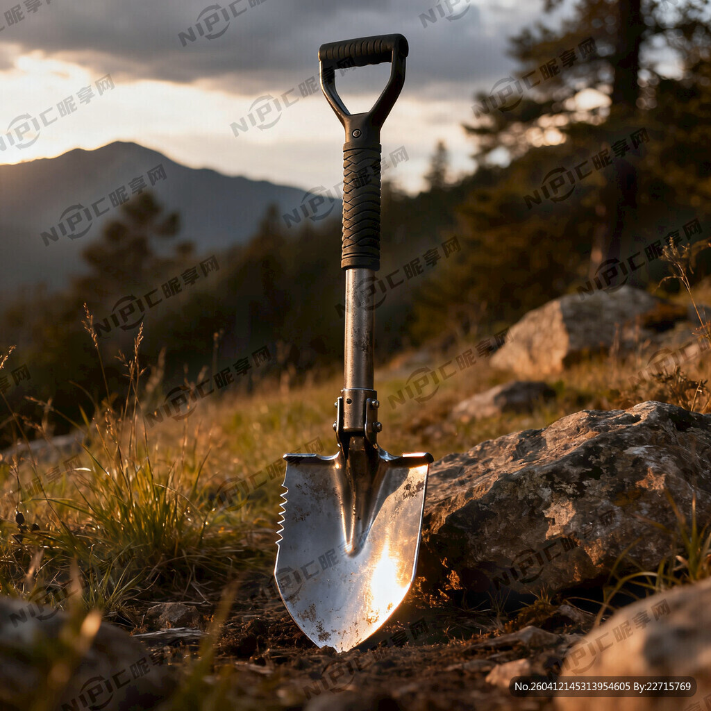适用于户外 工兵铲背景图
