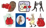 拳击相关图标集合