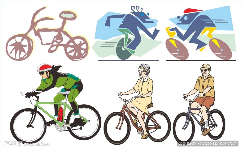 多样骑行场景与装备展示