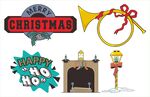 圣诞节日装饰元素集合