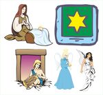 经典童话场景插画