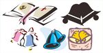 校园元素插画