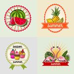 夏日水果徽章