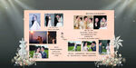 浪漫婚礼照片展示板