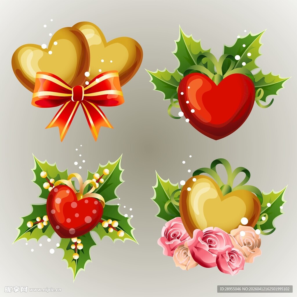 爱心装饰素材