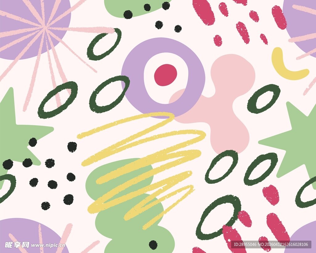 孟菲斯图案背景