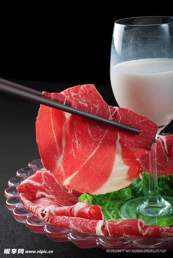 鲜切牛肉片与饮品搭配
