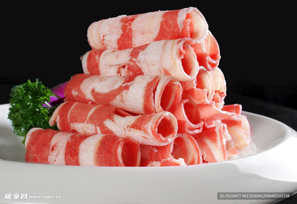美味鲜嫩的羊肉卷