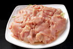 新鲜鸡胸肉切片