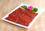 美味牛肉片摆盘精致