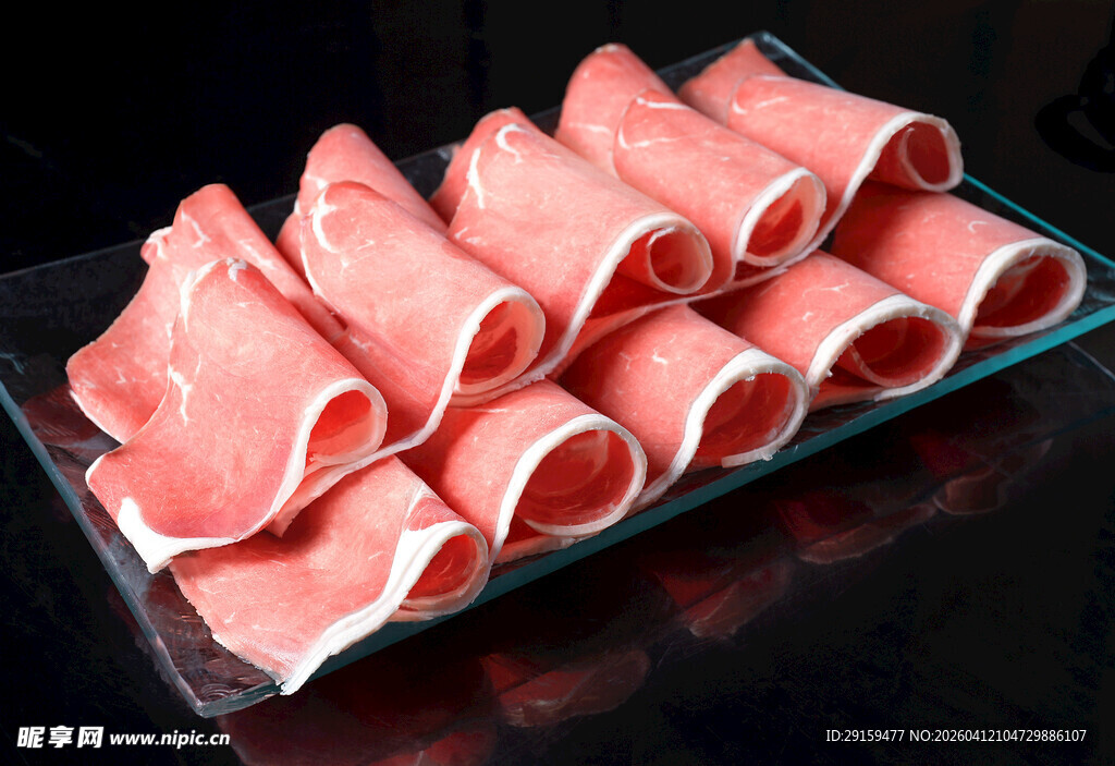 新鲜牛肉卷