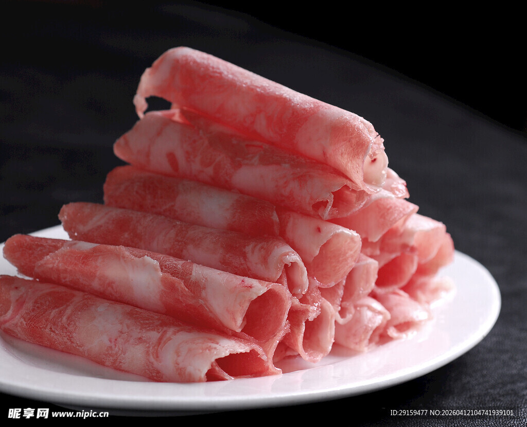 新鲜牛肉卷