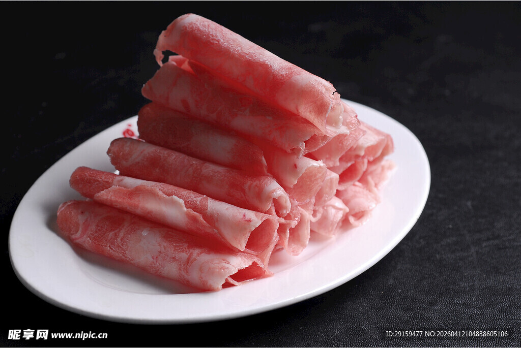 新鲜牛肉卷