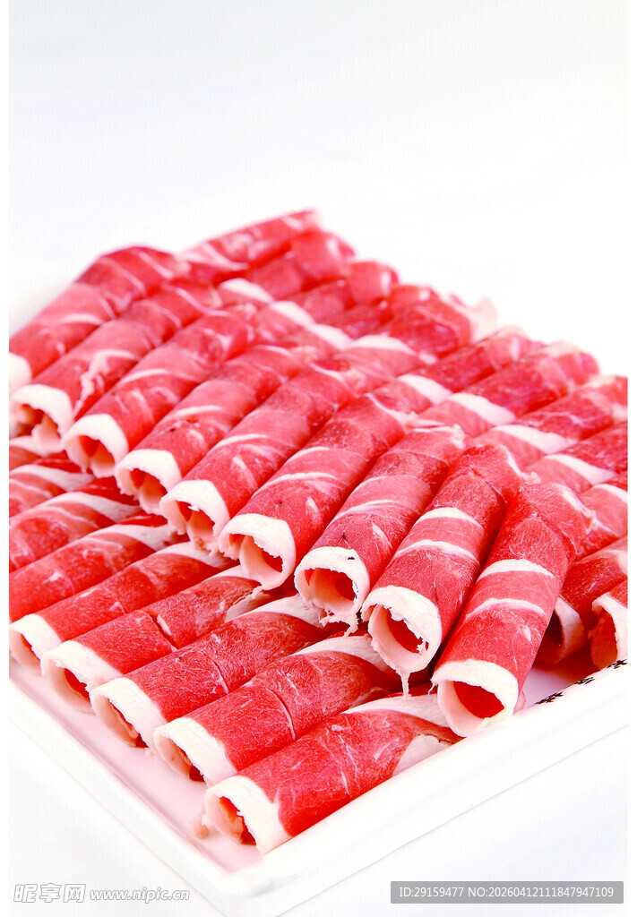 新鲜牛肉卷