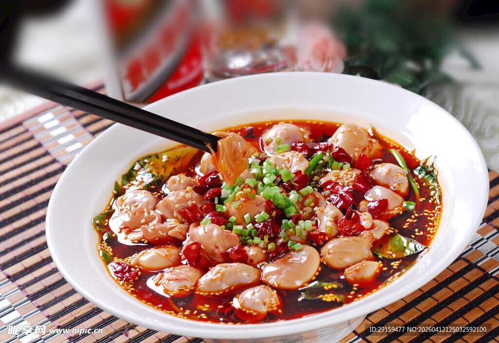 美味鲜香的水煮鸡肉片