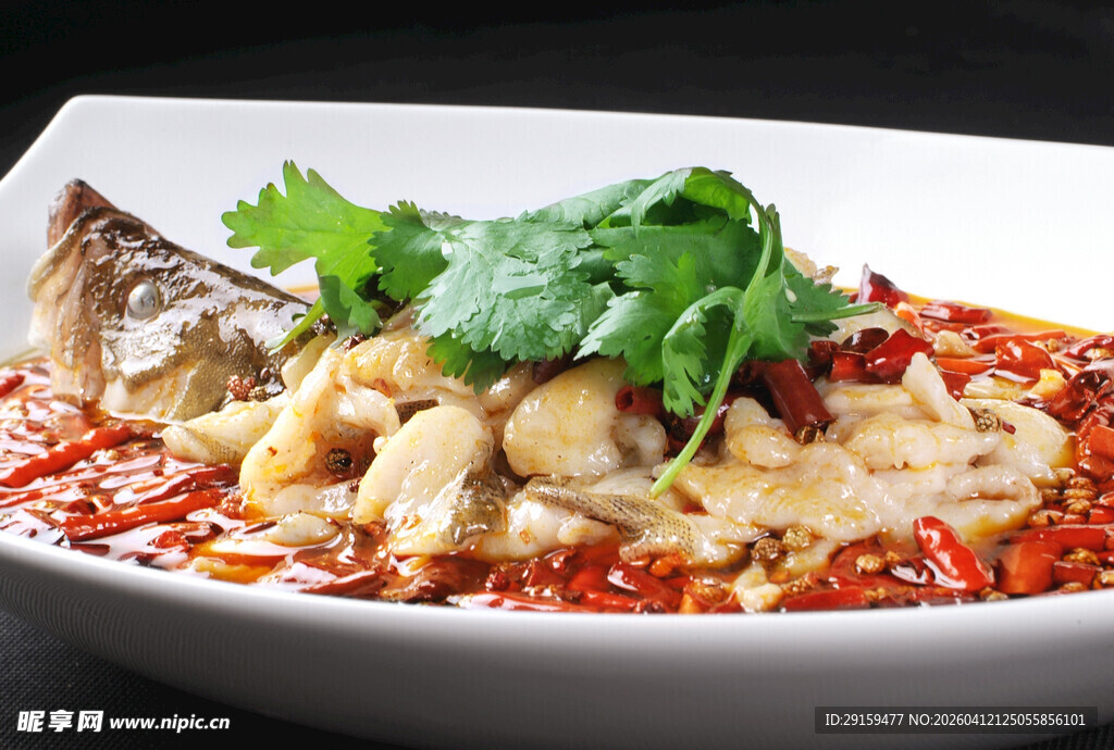 香辣鲜嫩水煮鱼片