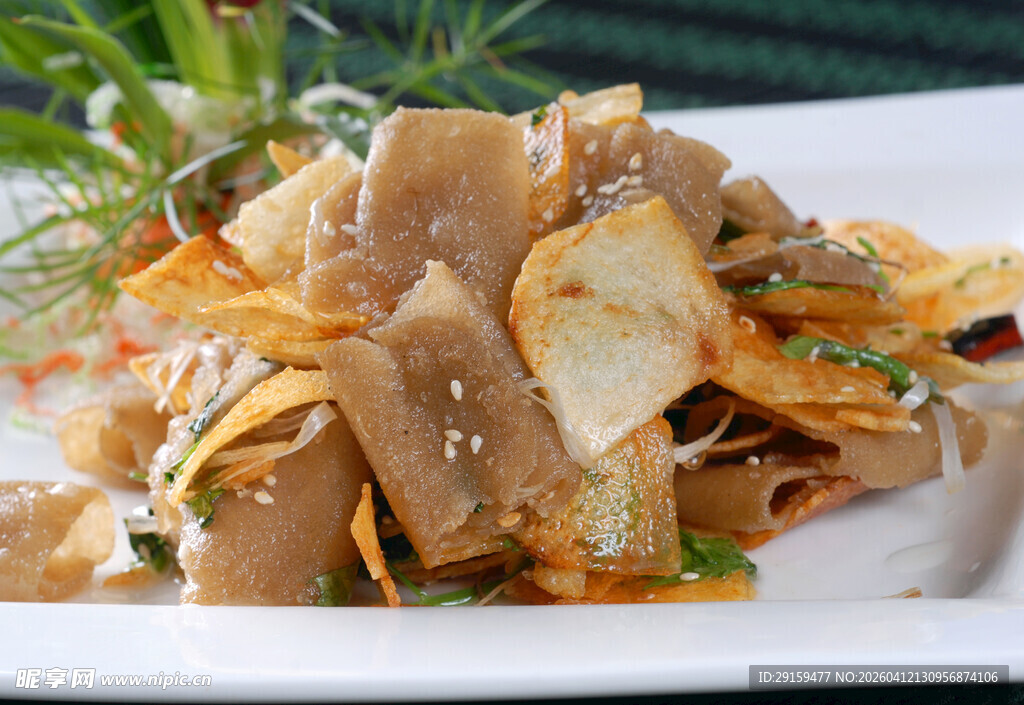 凉拌爽脆食材拼盘