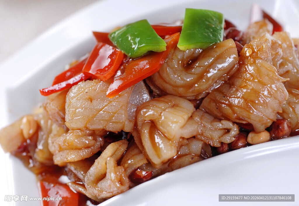 香辣美味炒猪皮