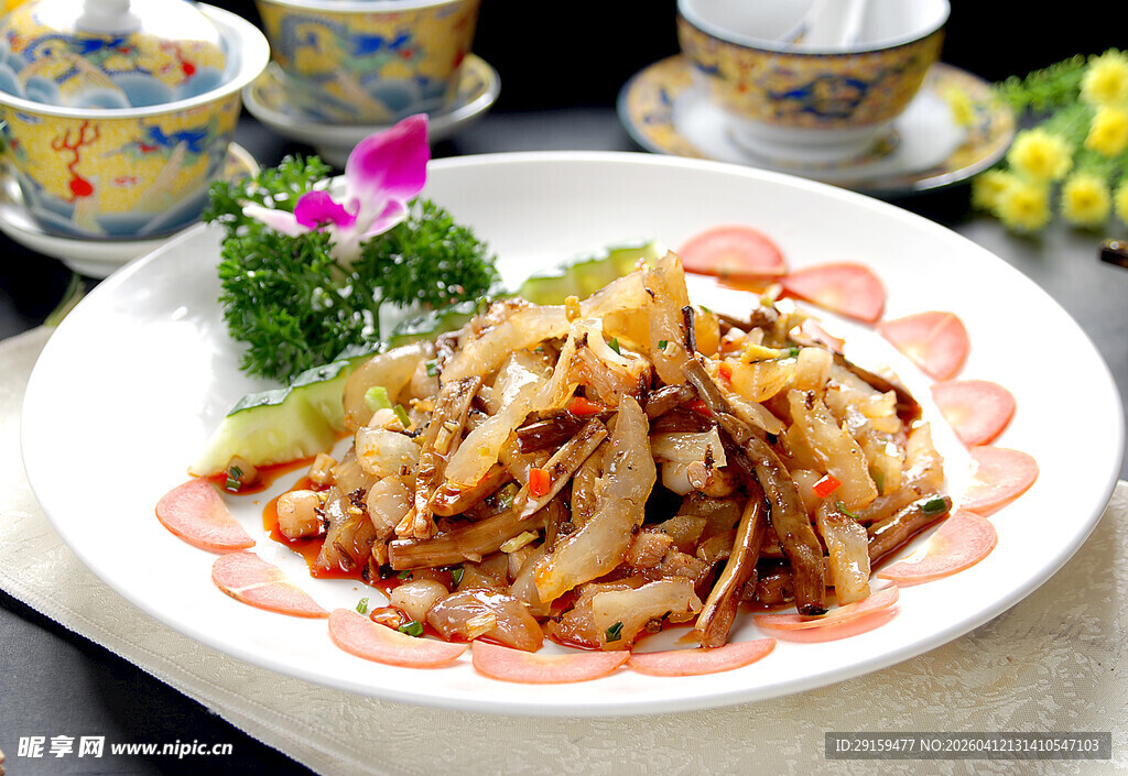 美味凉拌海蜇丝